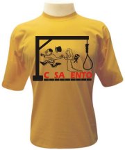 Camiseta Forca Casamento Amarela
