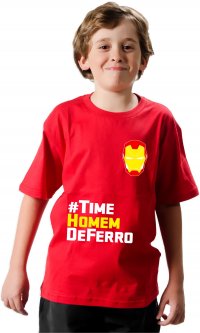 Camiseta Time Homem de Ferro
