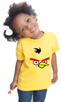 Camiseta Angry Birds Chucky