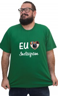Camiseta Eu amo Instagram