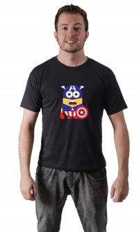 Camiseta Capitão América Superminions