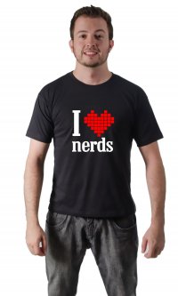 Camiseta I love nerds