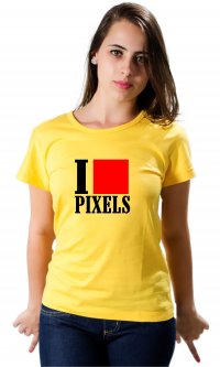 Camiseta I love pixels