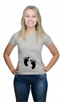 Camiseta Bebê pés