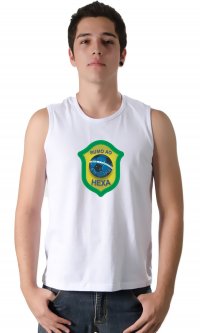 Camiseta Brasil Hexa