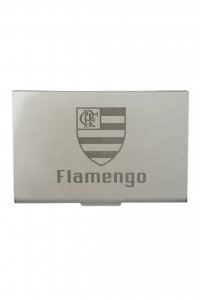Porta Cartão Metal do Flamengo