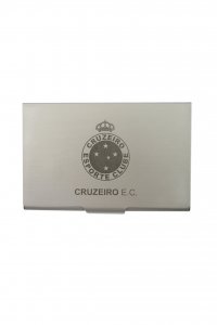 Porta Cartão Metal Escudo do Cruzeiro