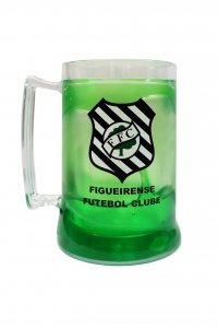 Caneca Gel Verde 400ml Escudo do Figueirense