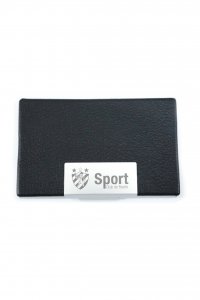 Porta Cartão Couro Preto do Sport