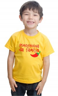 Camiseta Infantil Pimentinha